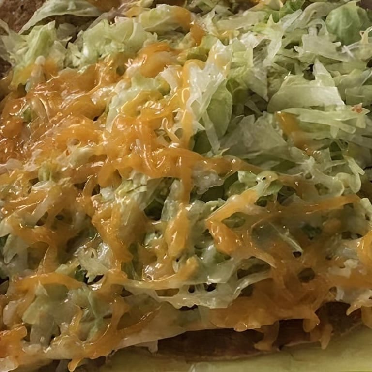 Delicious Bean Tostada Awaits